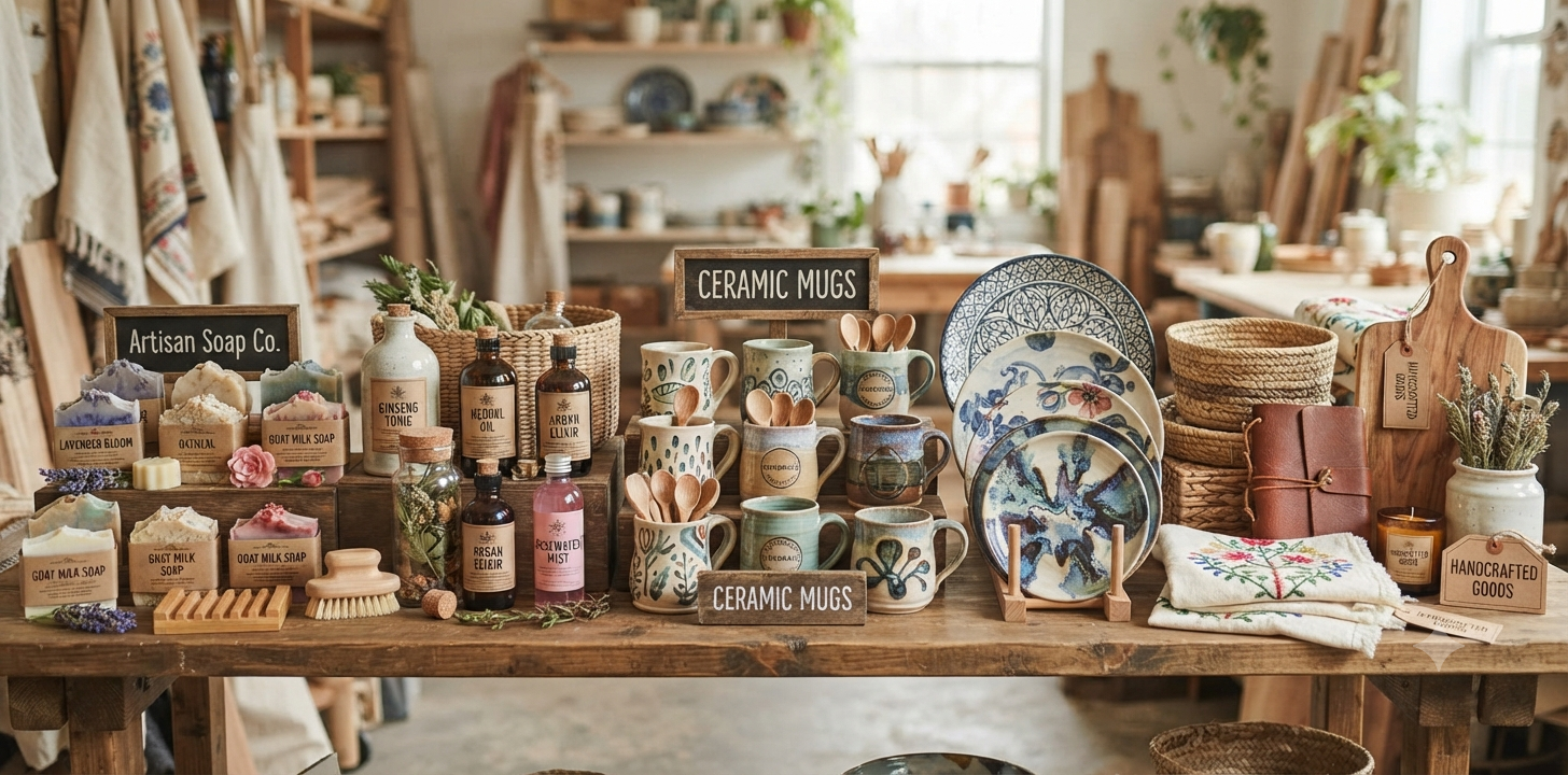 Handcrafted product collection